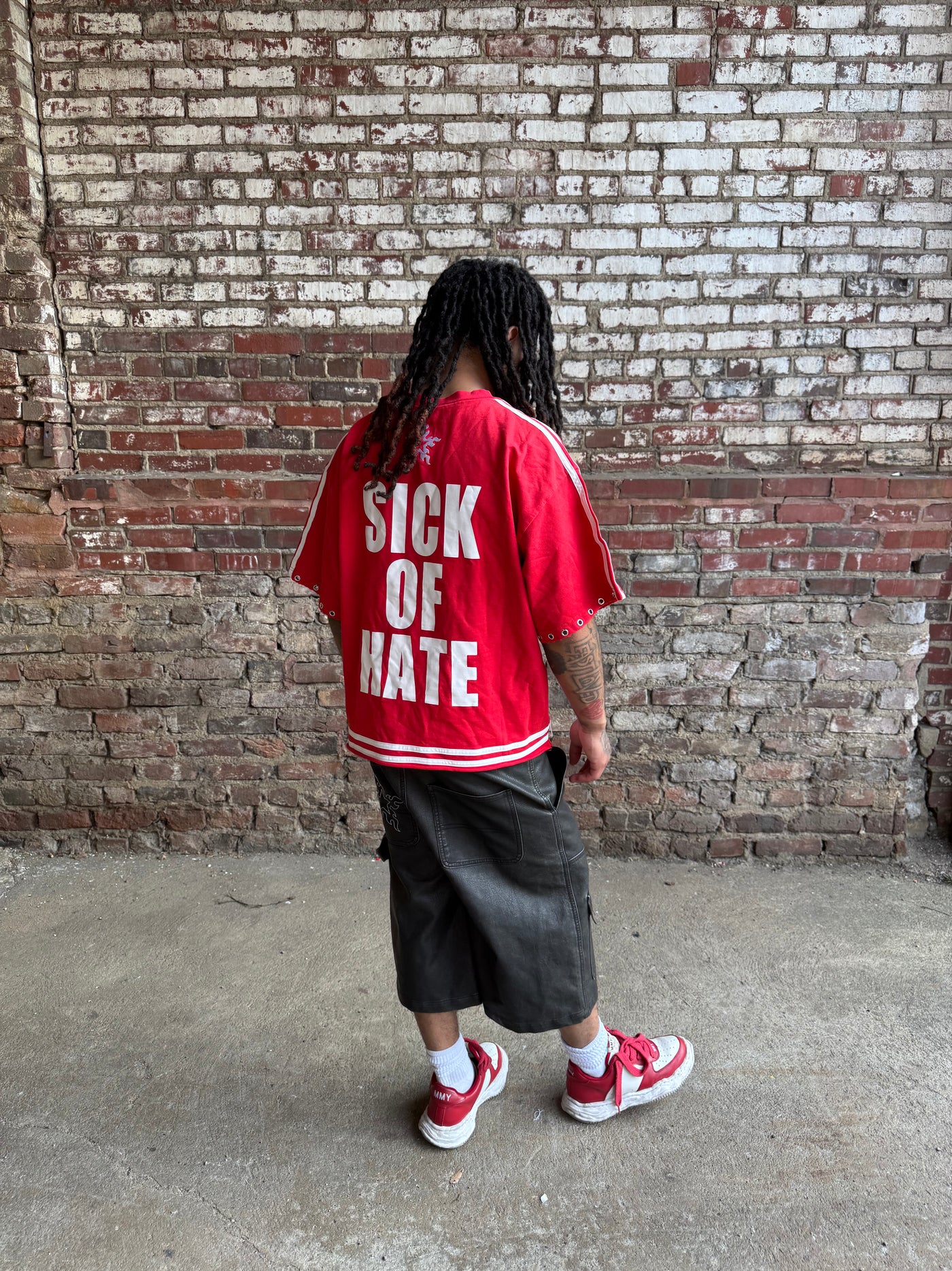 SICK OF HATE TEE (RED)