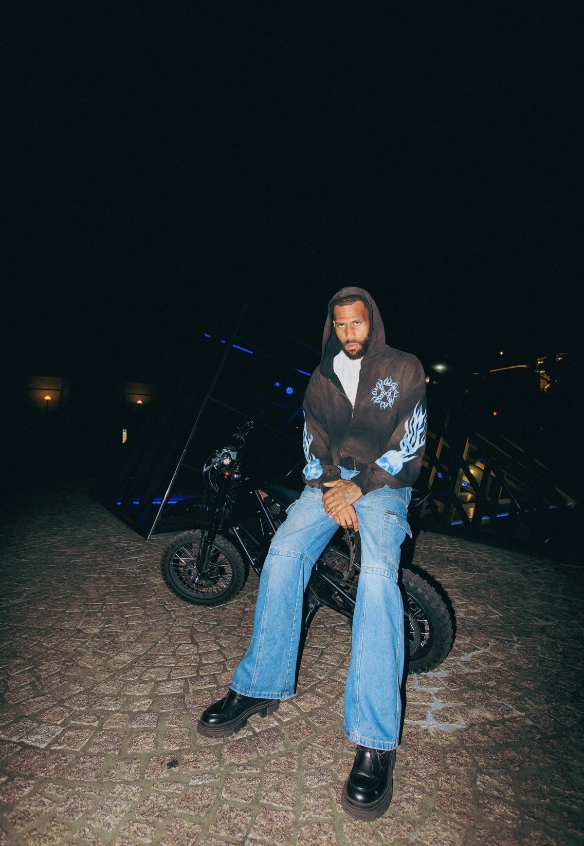 WEST BIKER HOODIE