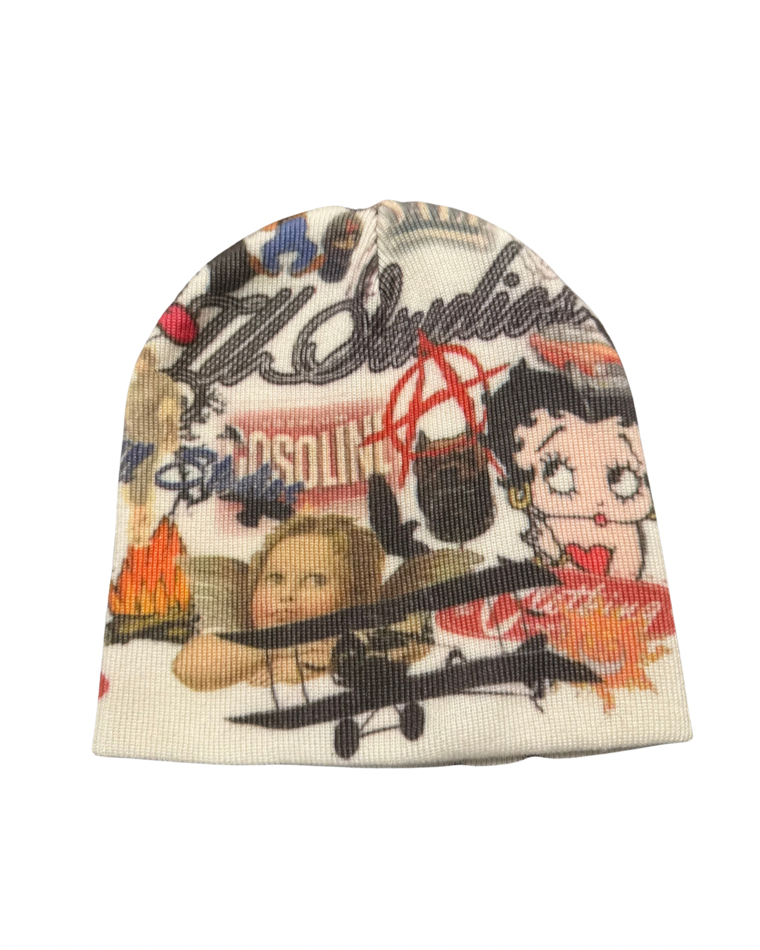 TATTOO BEANIE (CREAM)